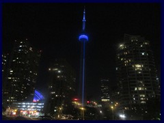 Toronto by night 17 - Harbourfront with CN Tower